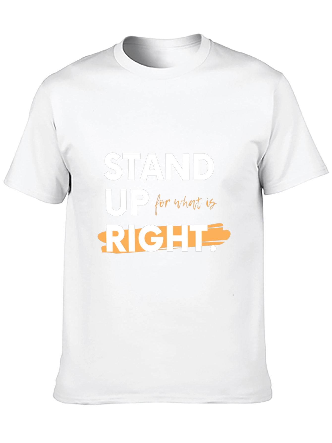 Stand Up For What Is Right Black Tee