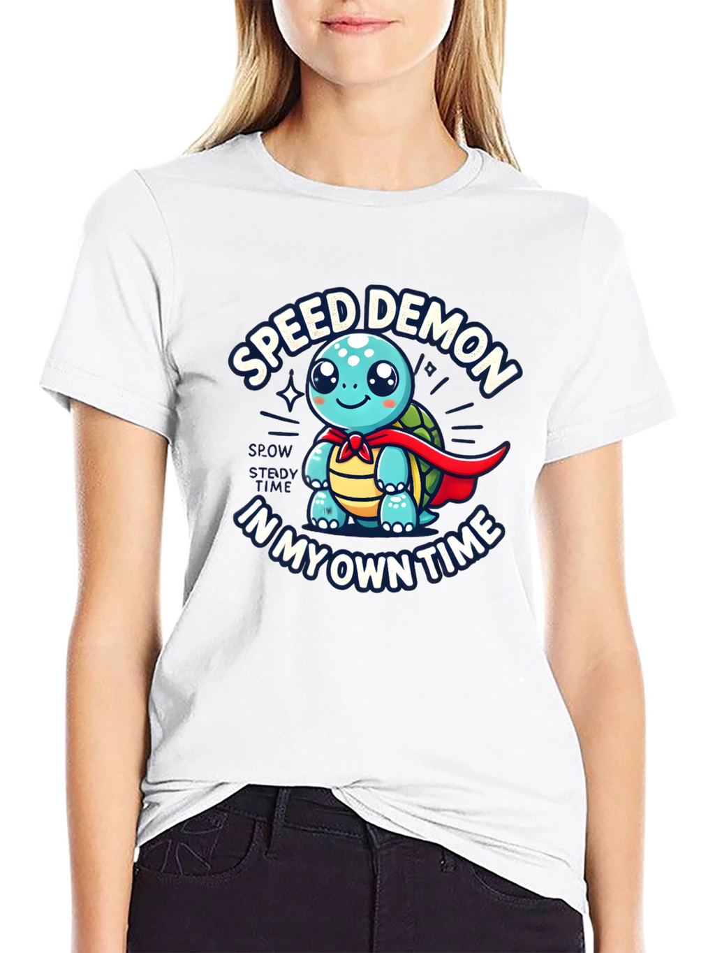 Speed Demon Turtle T-Shirt - Slow & Steady Wins