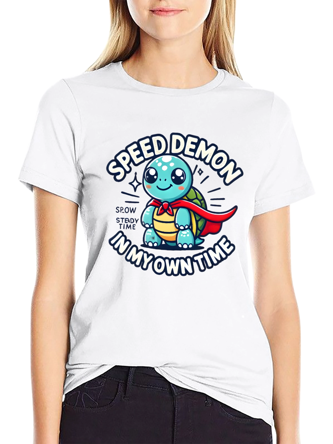 Speed Demon Turtle T-Shirt - Slow & Steady Wins