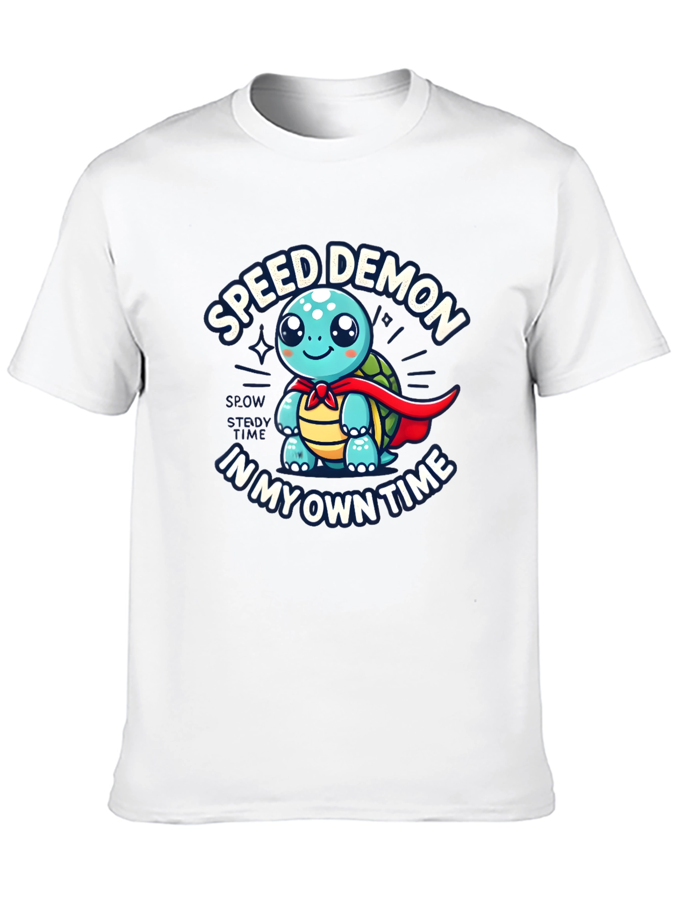 Speed Demon Turtle T-Shirt - Slow & Steady Wins