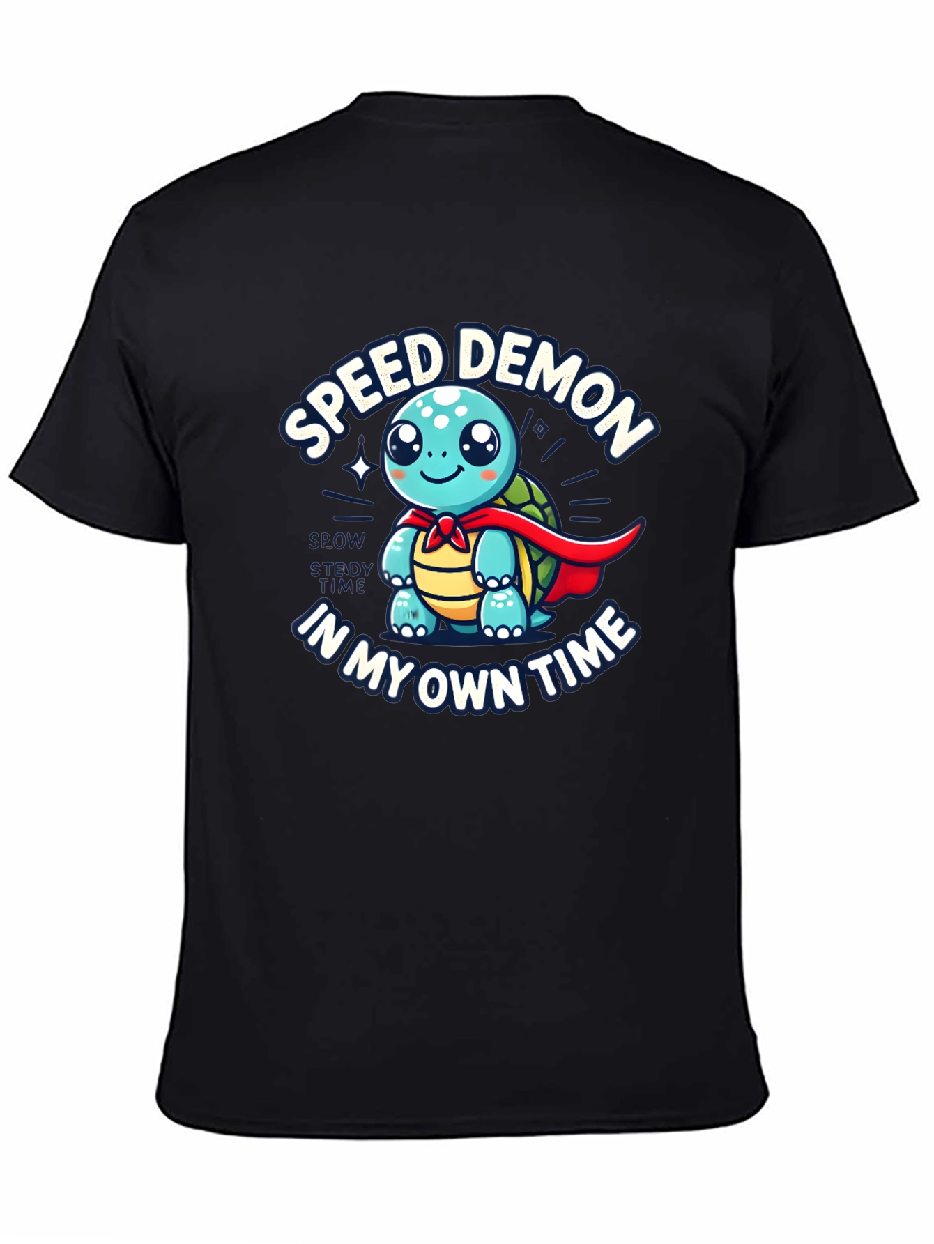 Speed Demon Turtle T-Shirt - Slow & Steady Wins