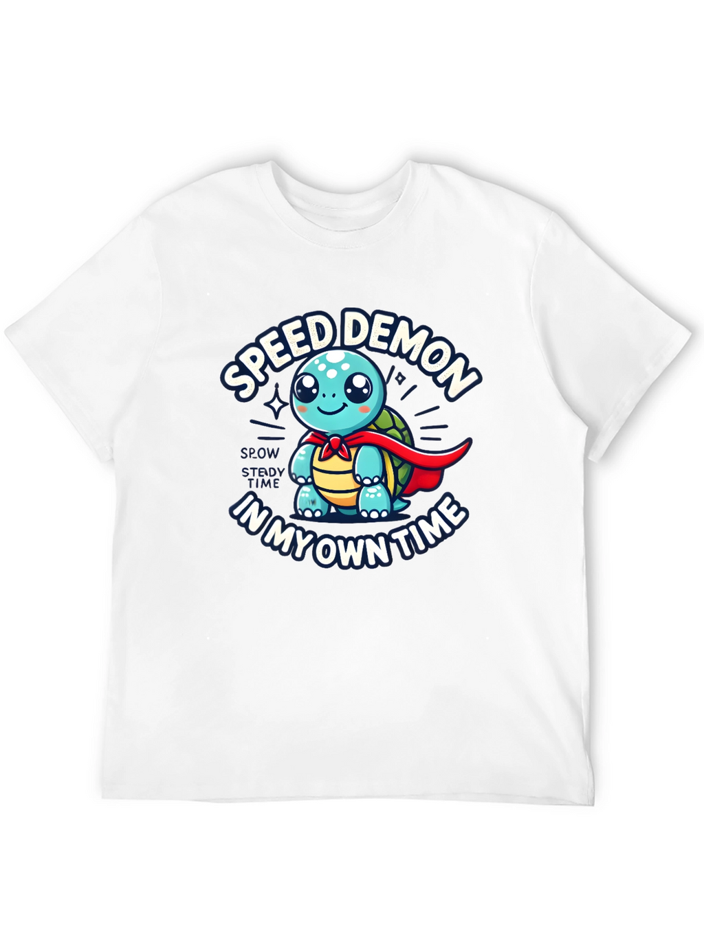 Speed Demon Turtle T-Shirt - Slow & Steady Wins