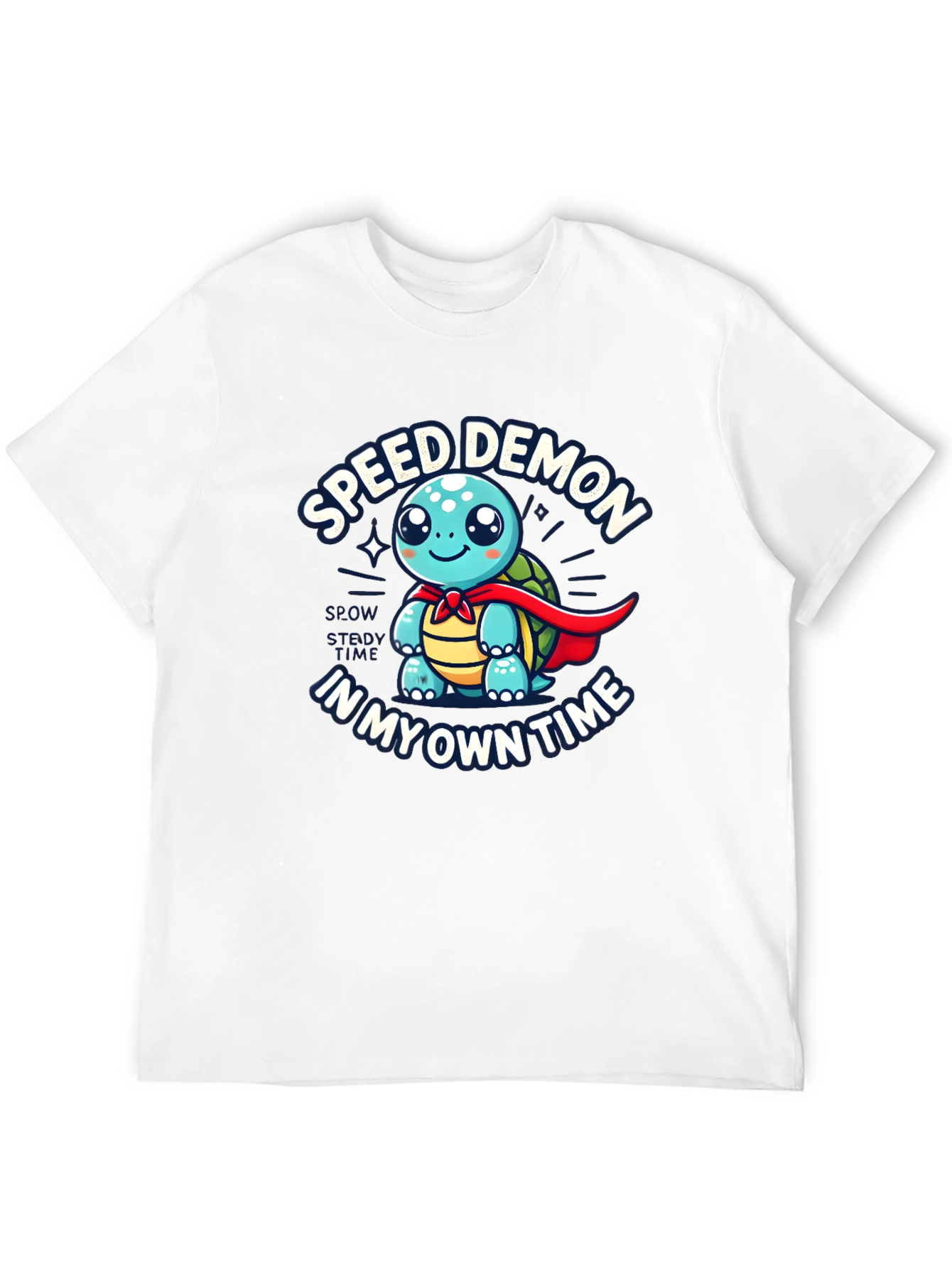 Speed Demon Turtle T-Shirt - Slow & Steady Wins