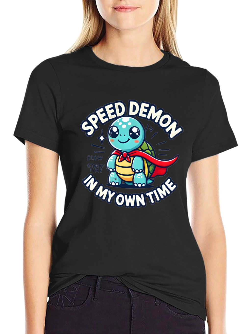 Speed Demon Turtle T-Shirt - Slow & Steady Wins