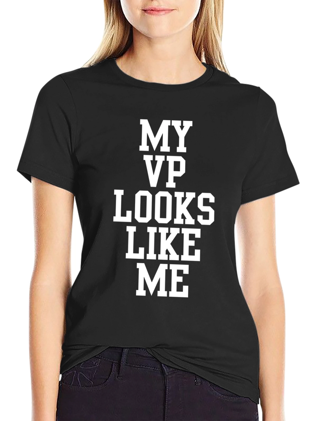My VP Looks Like Me T-Shirt Black Cotton