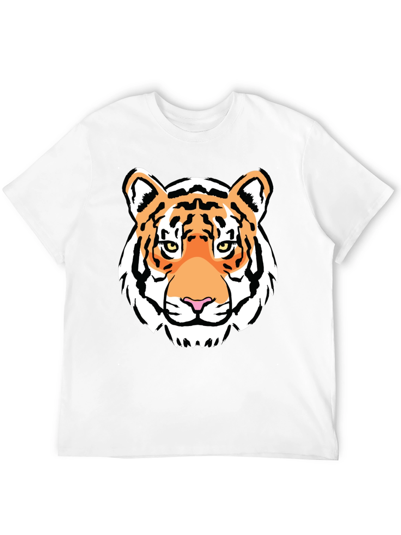 Tiger Graphic Tee - Bold Black T-Shirt