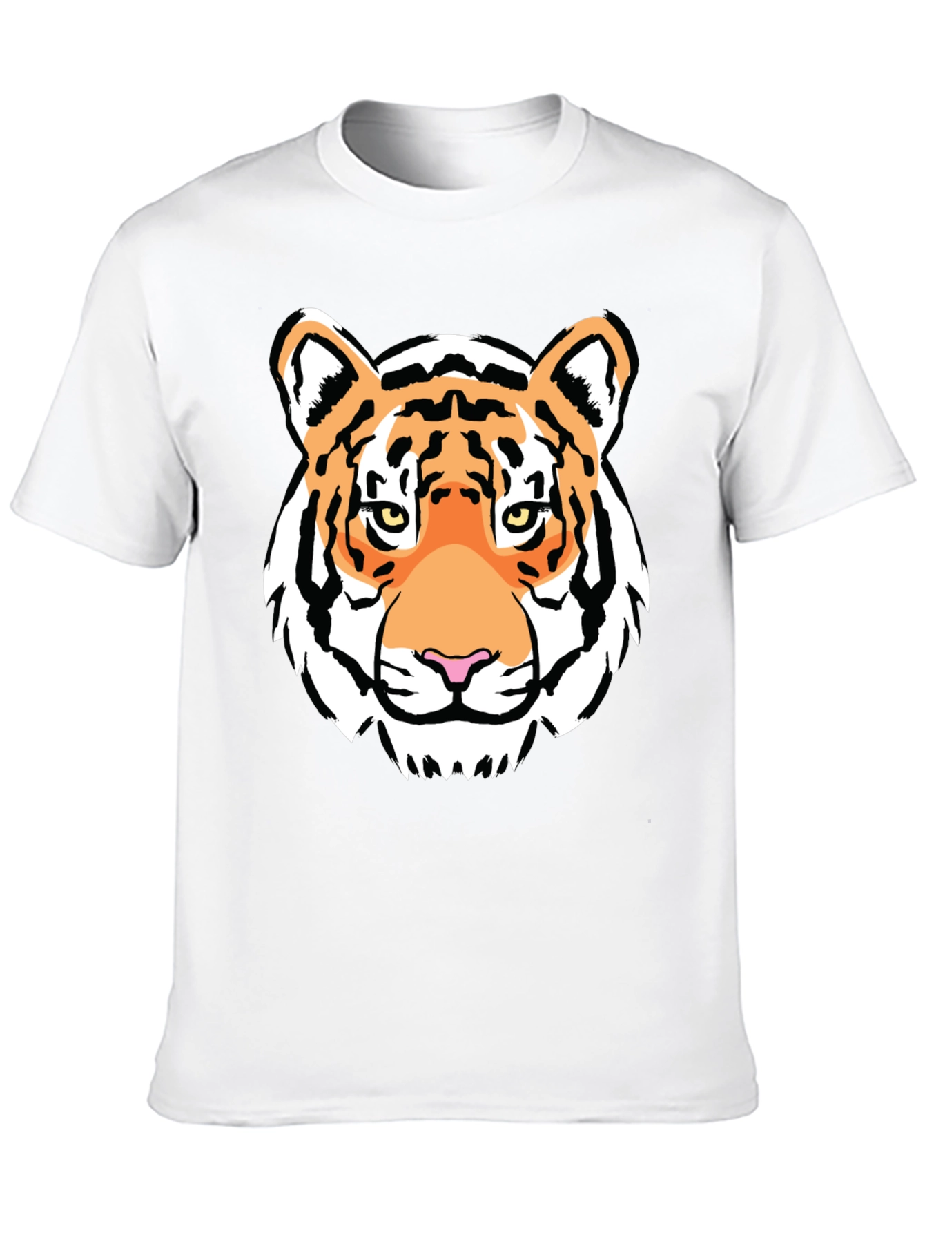 Tiger Graphic Tee - Bold Black T-Shirt