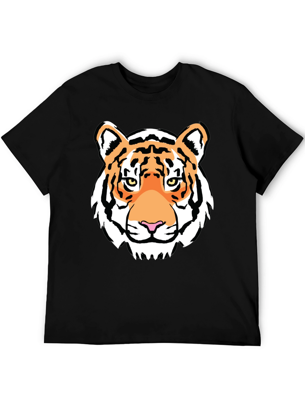 Tiger Graphic Tee - Bold Black T-Shirt