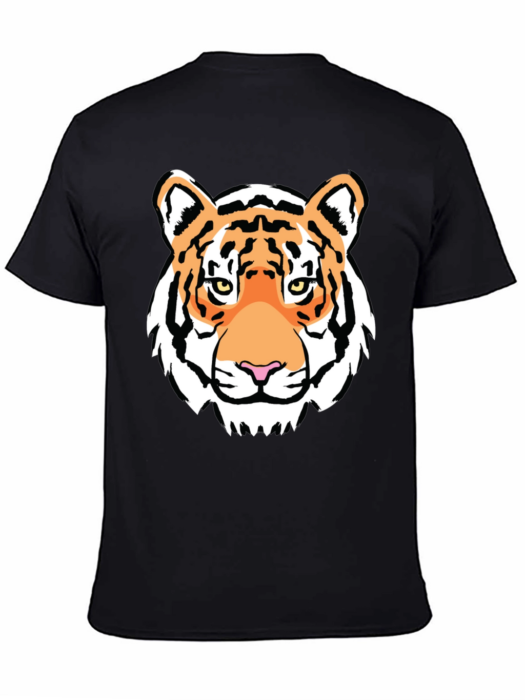 Tiger Graphic Tee - Bold Black T-Shirt