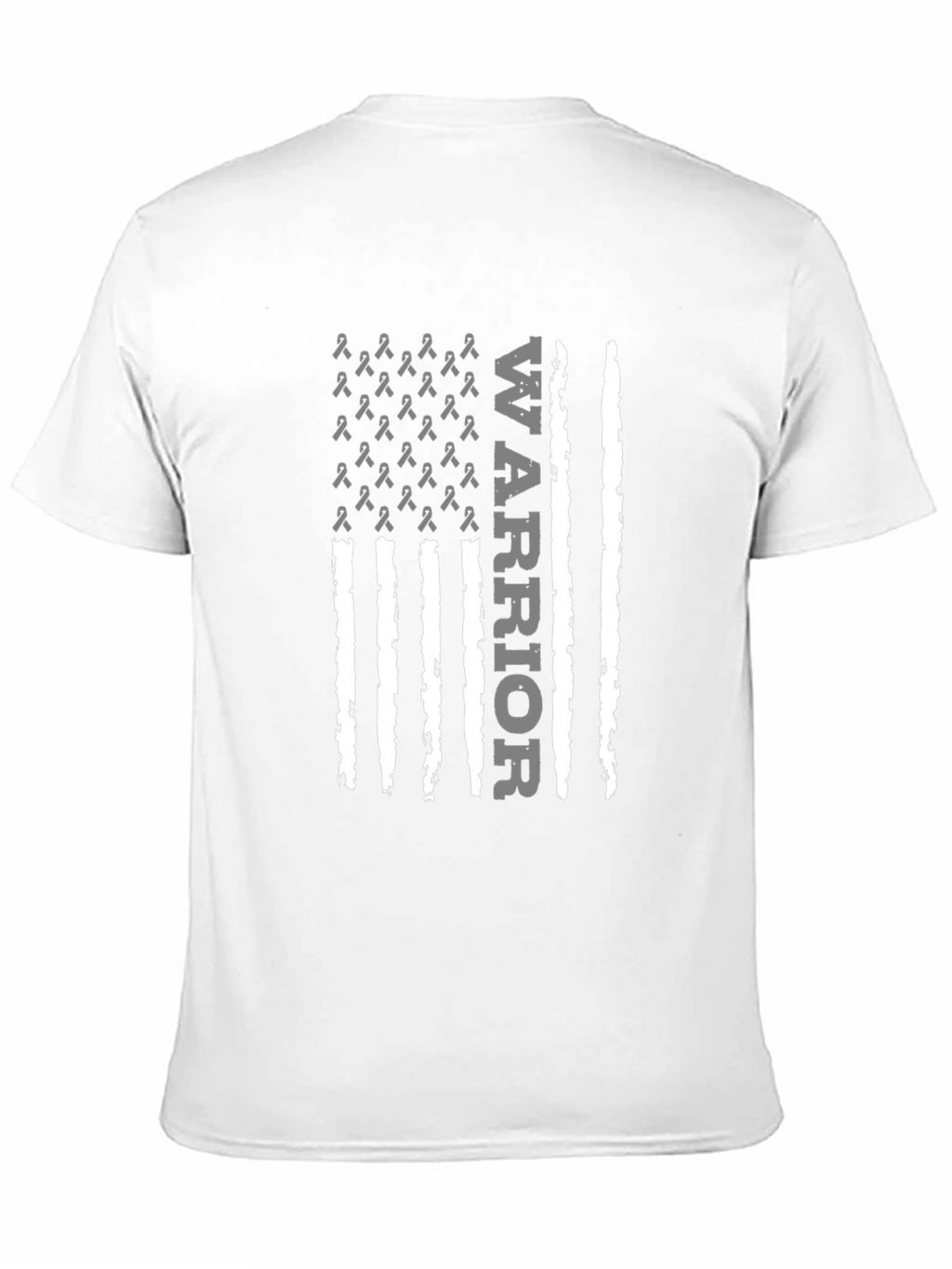 Warrior Ribbon Flag Graphic T-Shirt