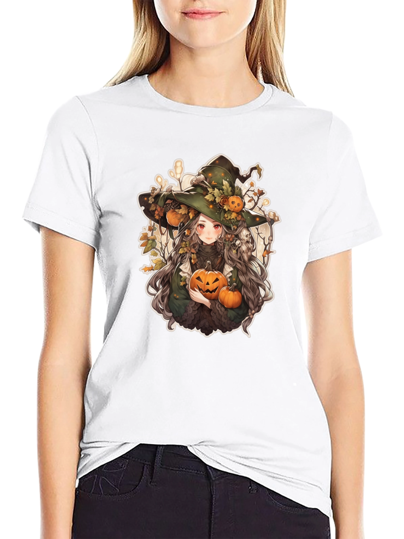 Anime Halloween Witch T-Shirt