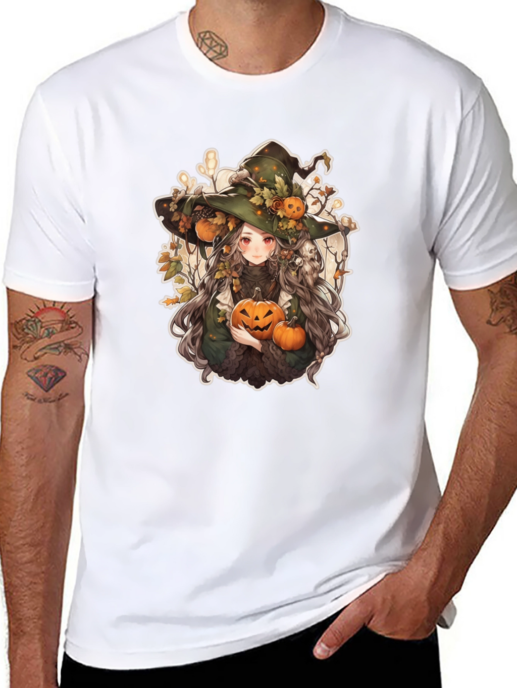Anime Halloween Witch T-Shirt