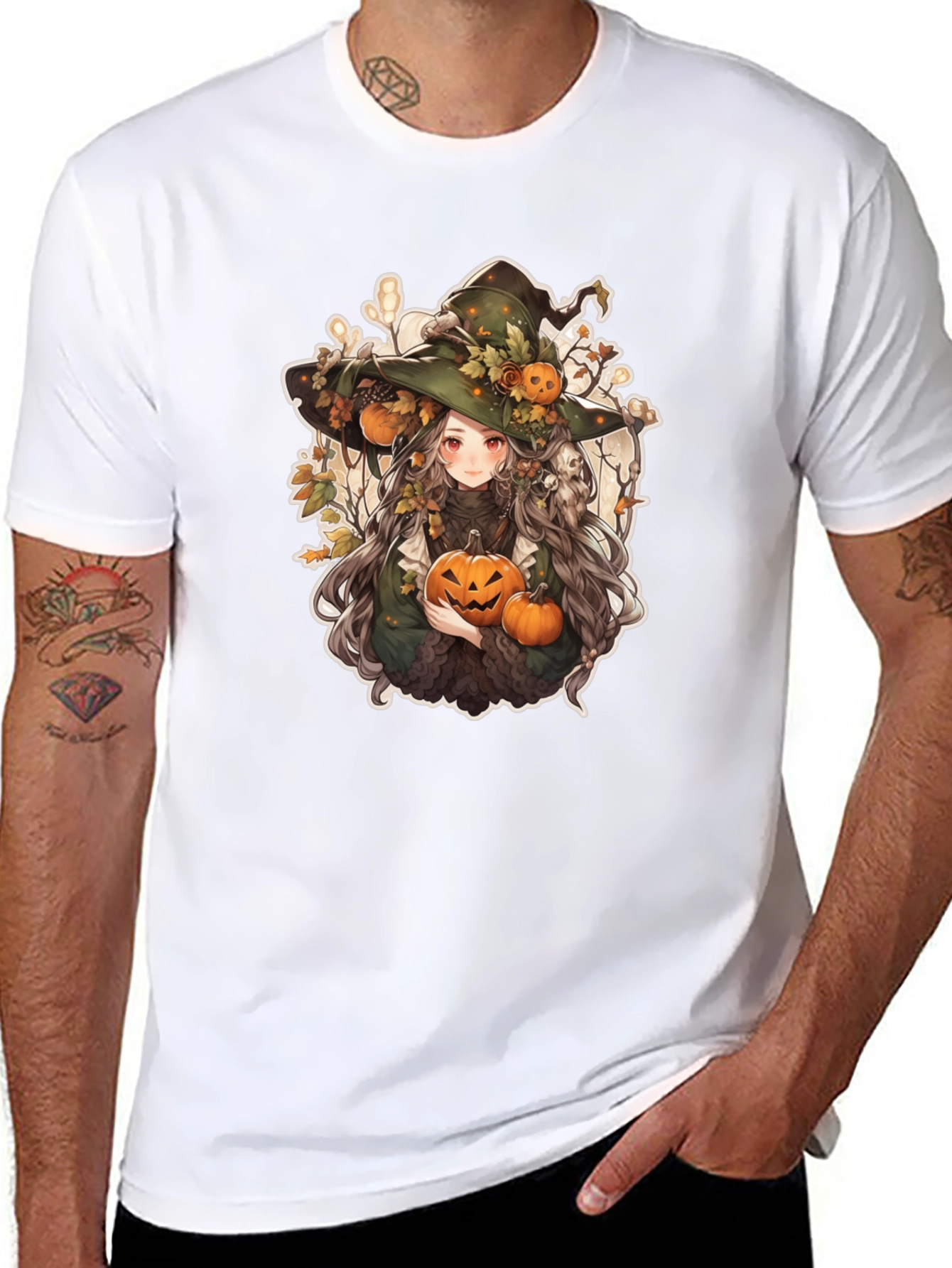 Anime Halloween Witch T-Shirt