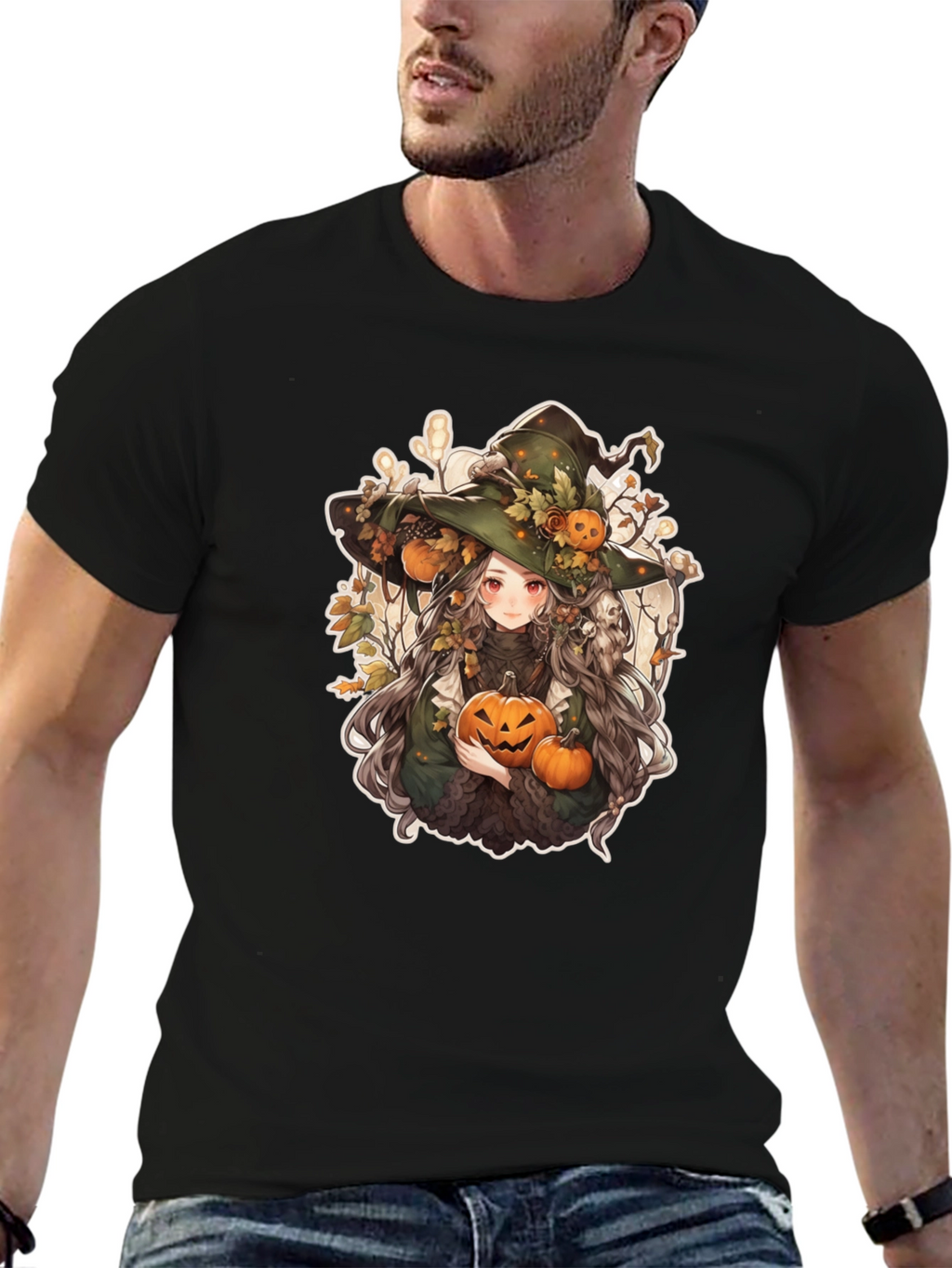 Anime Halloween Witch T-Shirt