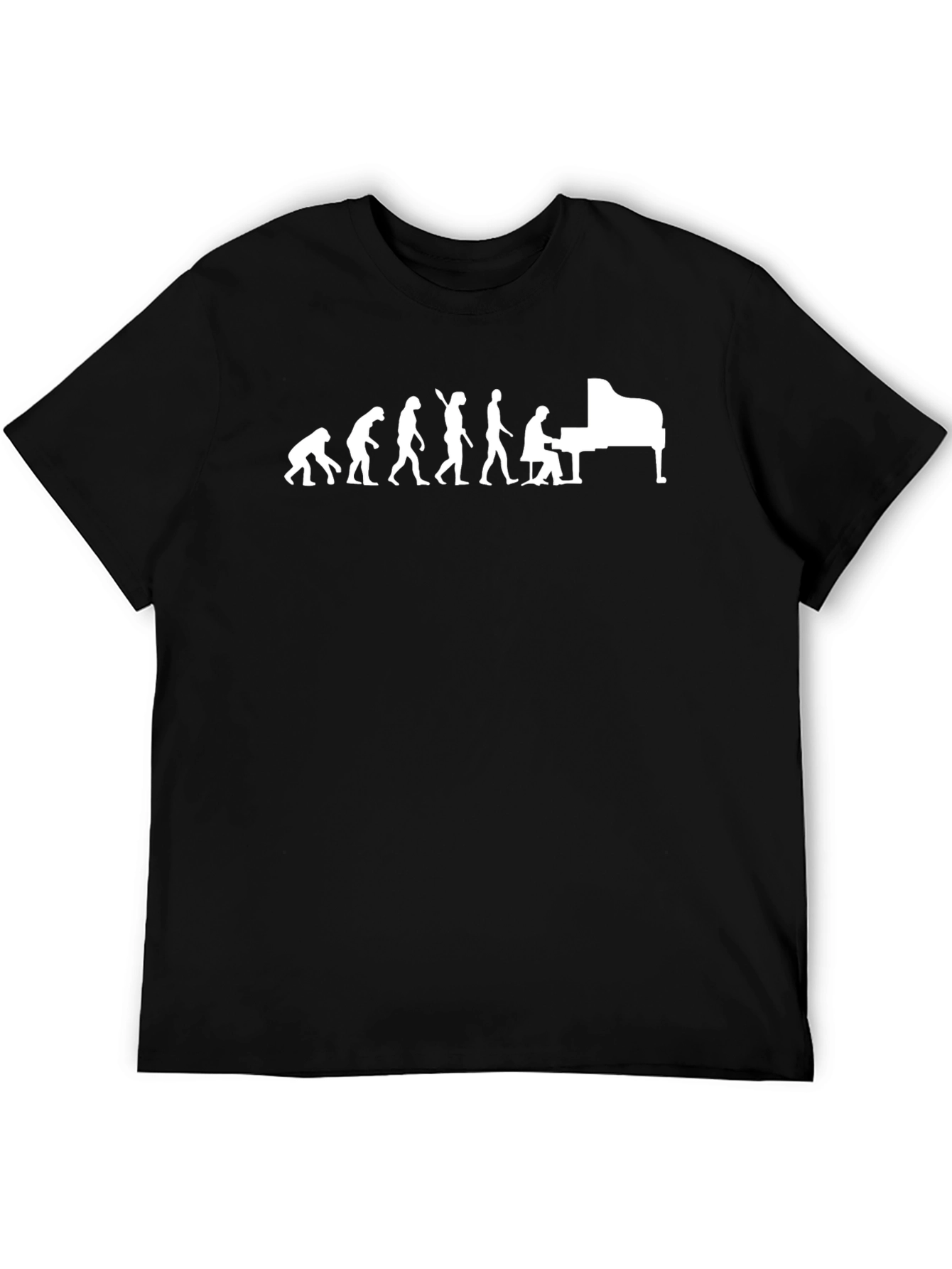 Evolution of Piano T-Shirt - Black