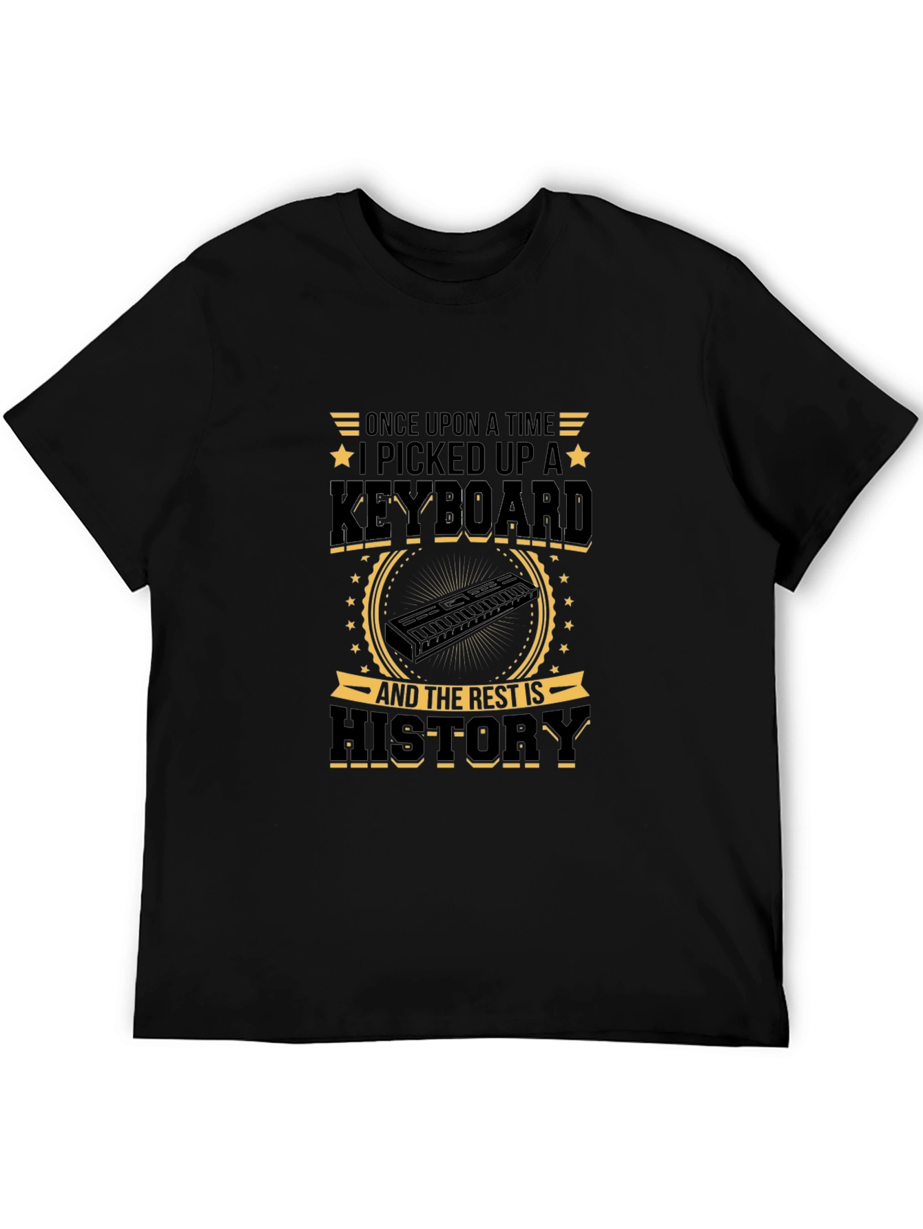 Keyboard History T-Shirt - Musician Apparel
