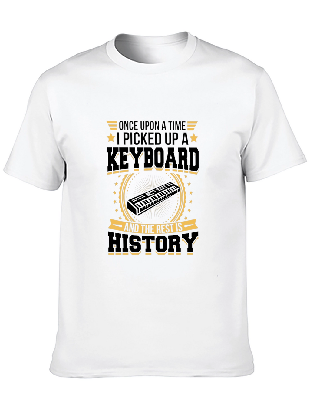 Keyboard History T-Shirt - Musician Apparel