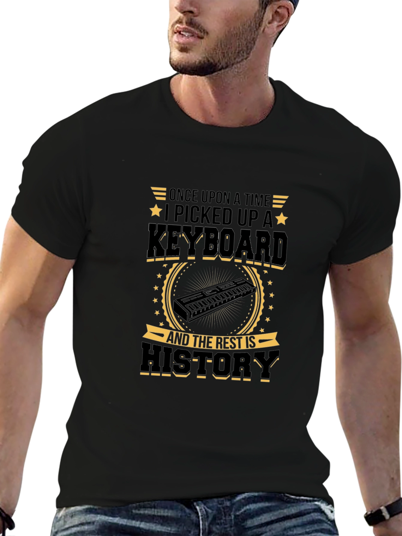 Keyboard History T-Shirt - Musician Apparel