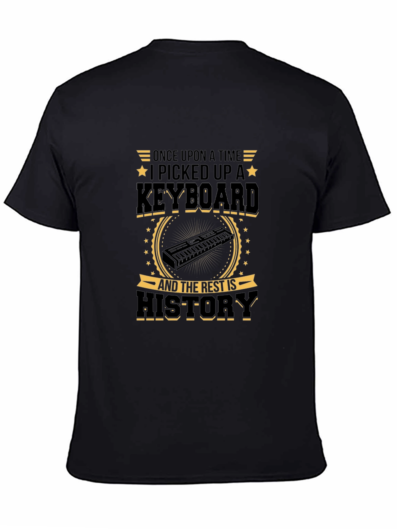 Keyboard History T-Shirt - Musician Apparel