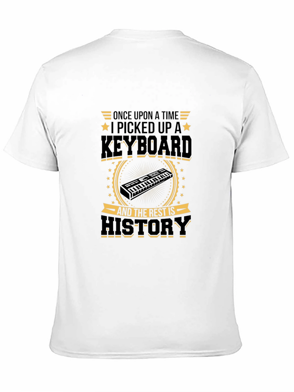 Keyboard History T-Shirt - Musician Apparel