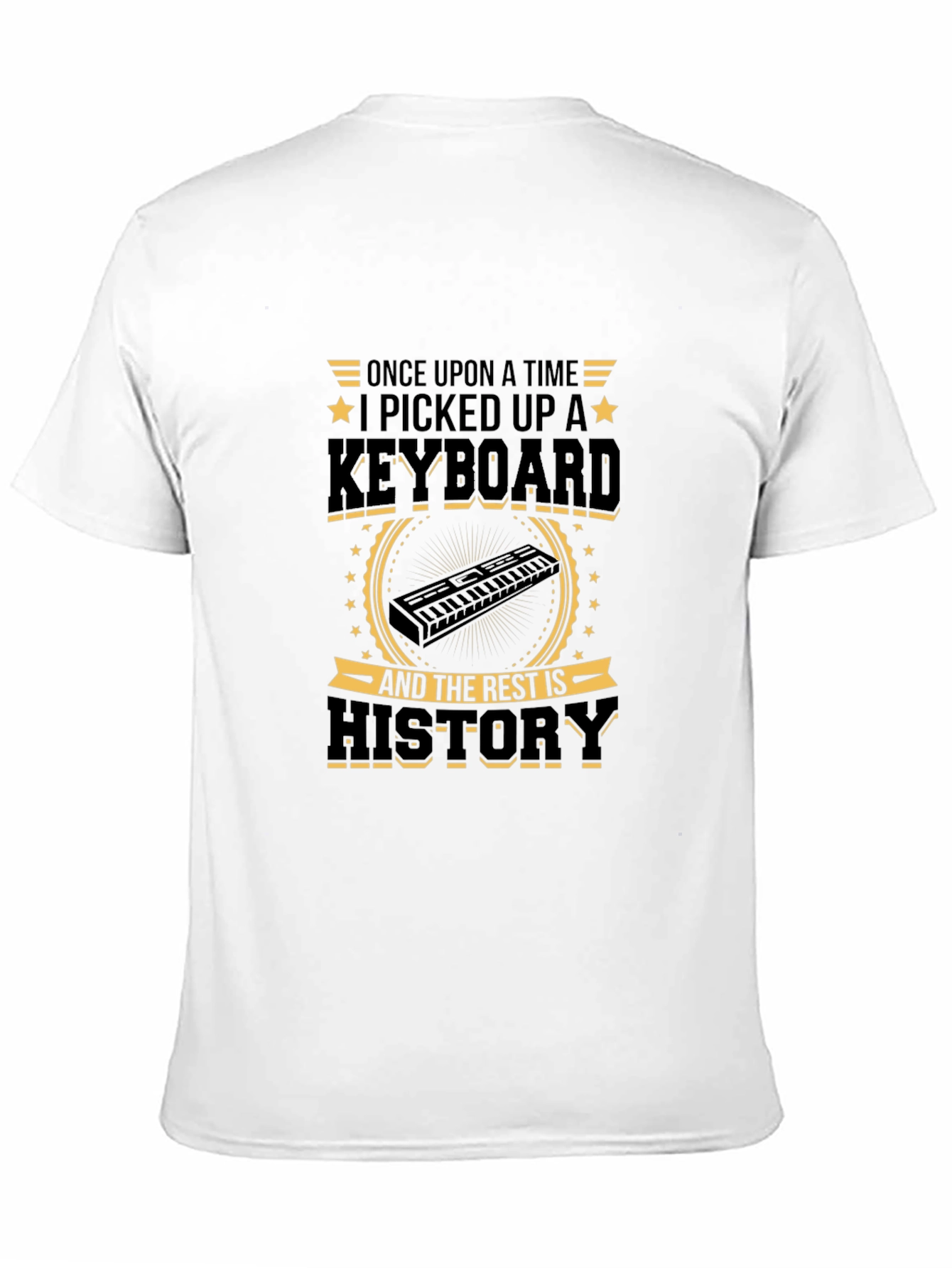 Keyboard History T-Shirt - Musician Apparel