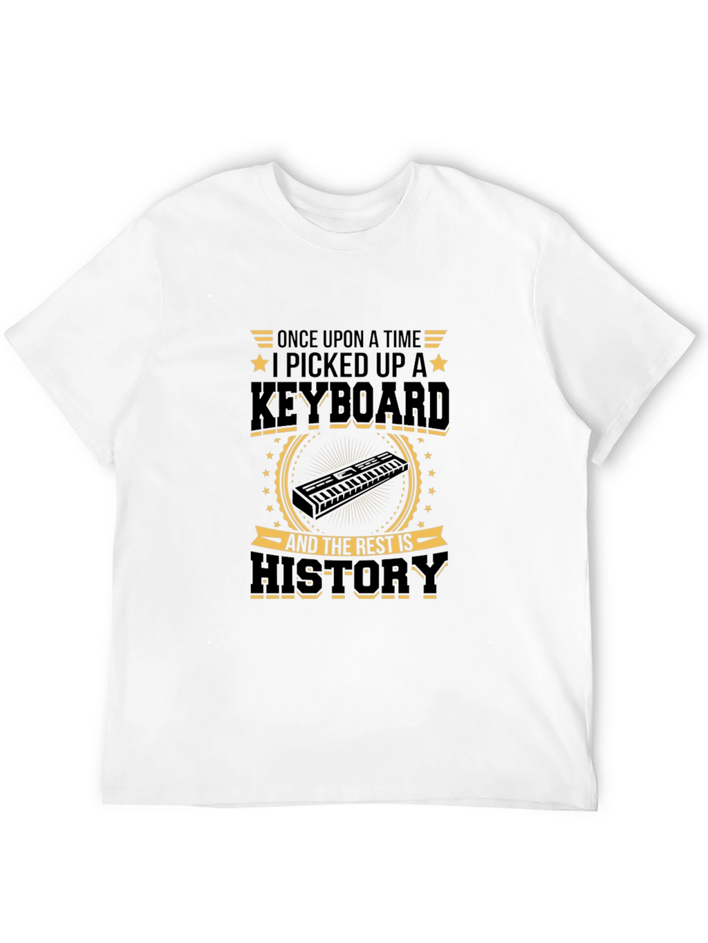 Keyboard History T-Shirt - Musician Apparel