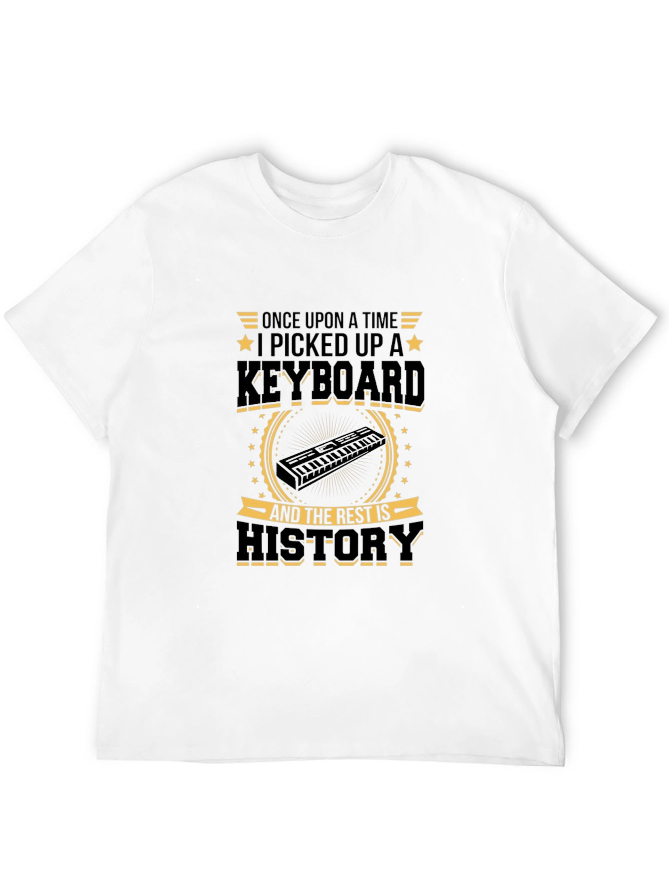Keyboard History T-Shirt - Musician Apparel