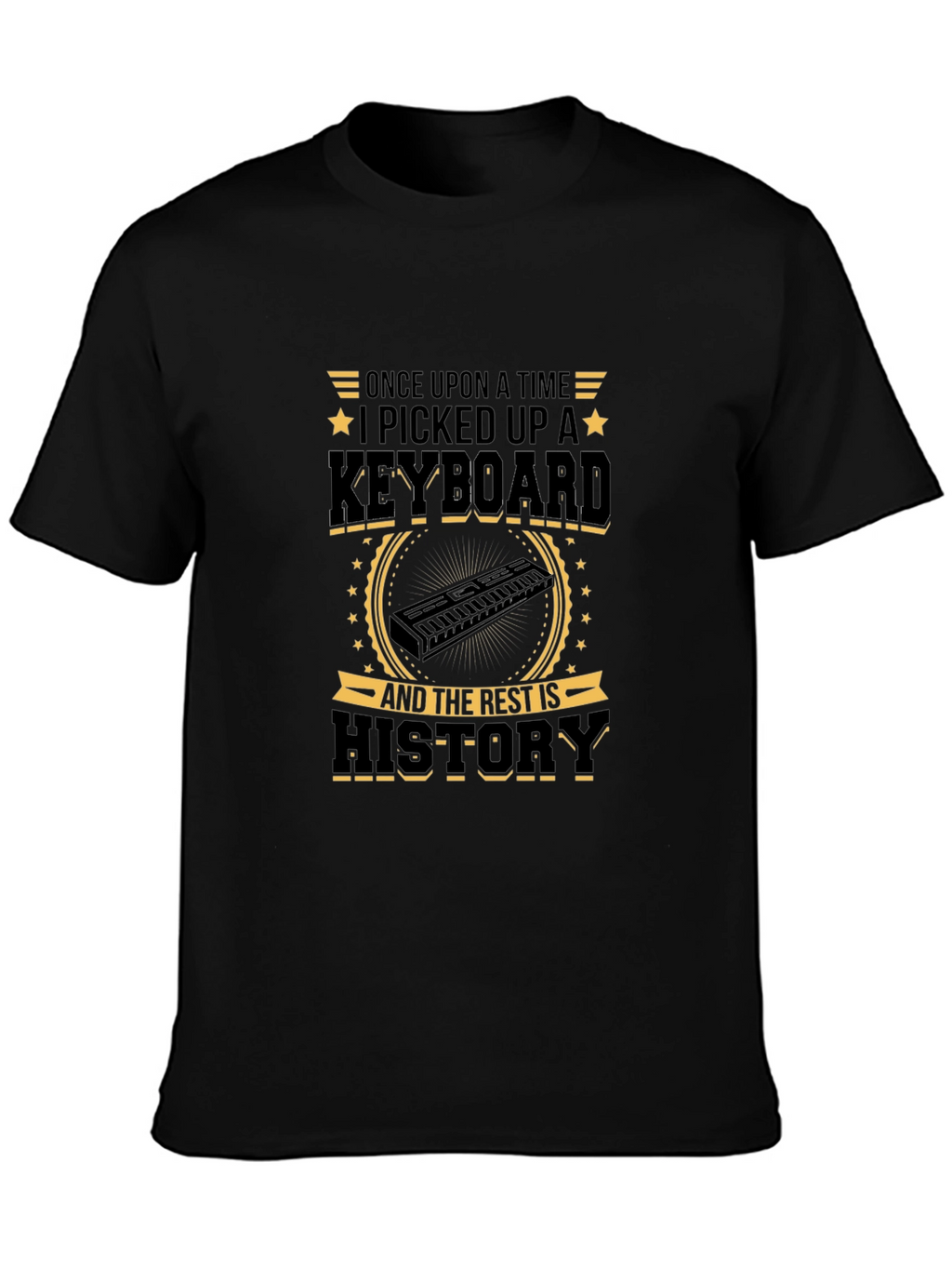 Keyboard History T-Shirt - Musician Apparel