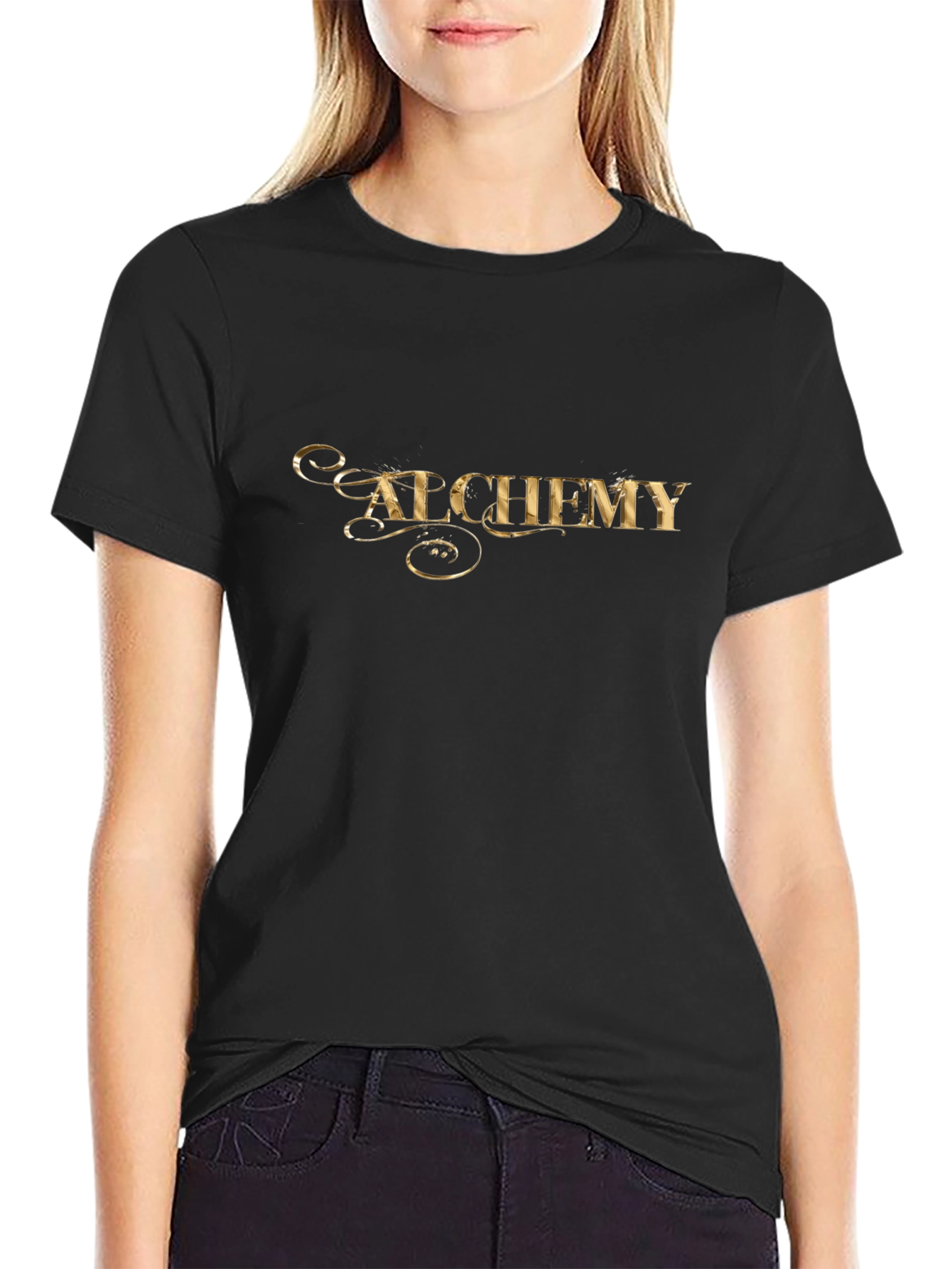 Alchemy Graphic Print Black T-Shirt