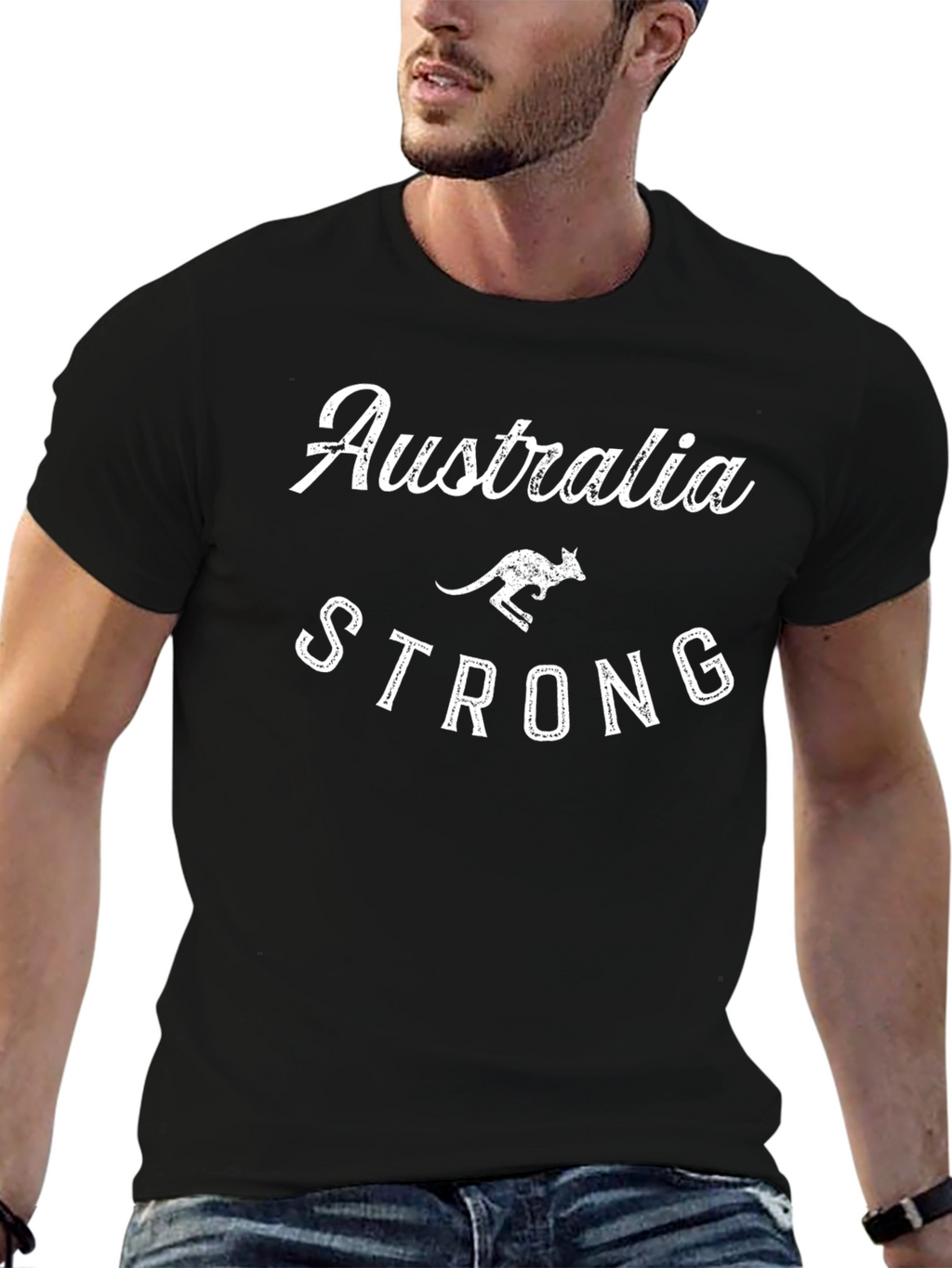Australia Strong T-Shirt Kangaroo Tee