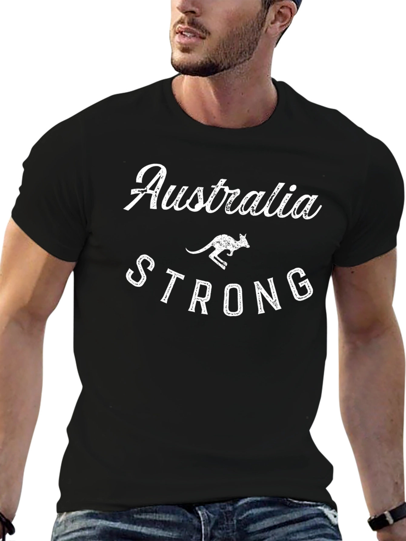 Australia Strong T-Shirt Kangaroo Tee