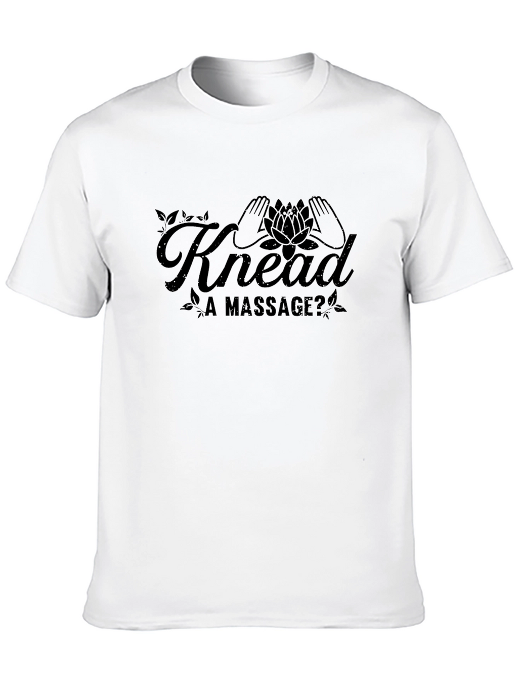 Knead a Massage T-Shirt - Black Graphic Tee
