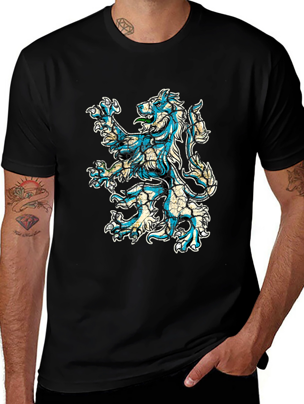 Lion Rampant T-Shirt - Scottish Pride