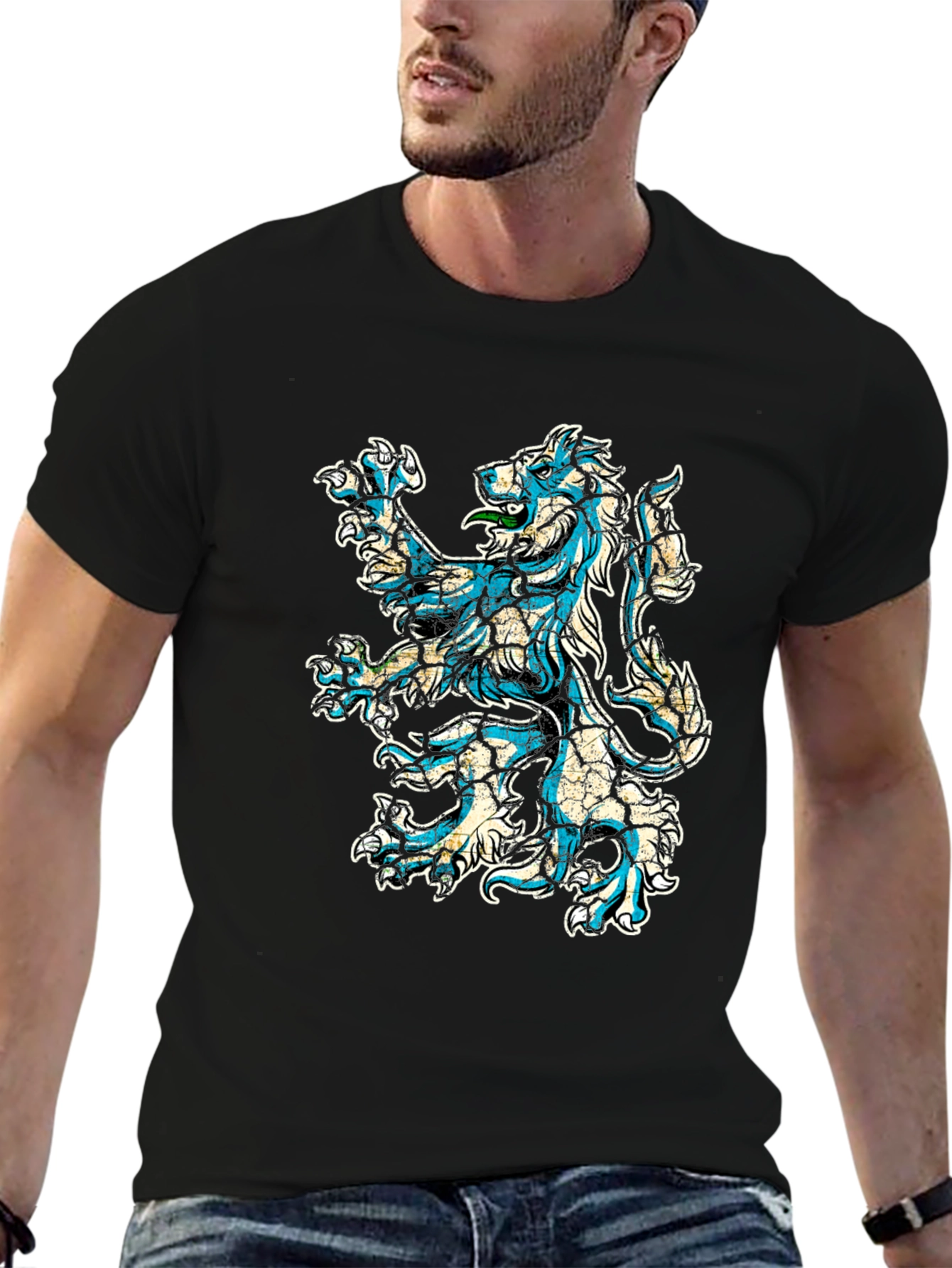 Lion Rampant T-Shirt - Scottish Pride