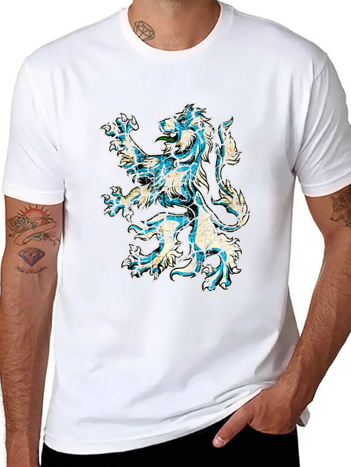 Lion Rampant T-Shirt - Scottish Pride