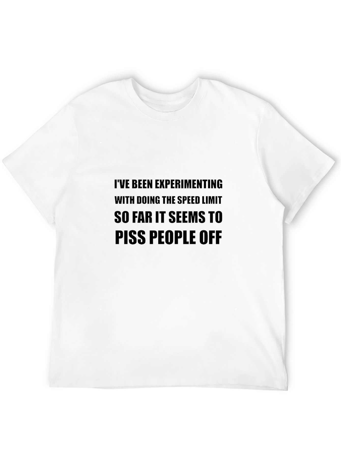 Speed Limit Experiment T-Shirt - Novelty Tee