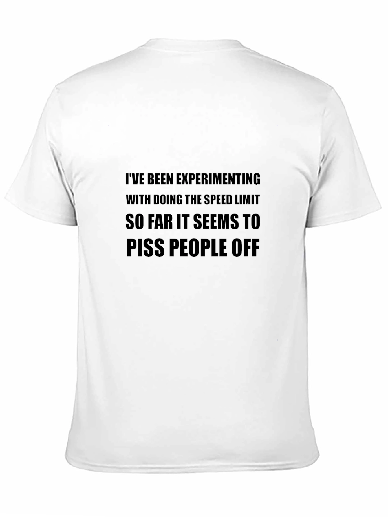 Speed Limit Experiment T-Shirt - Novelty Tee