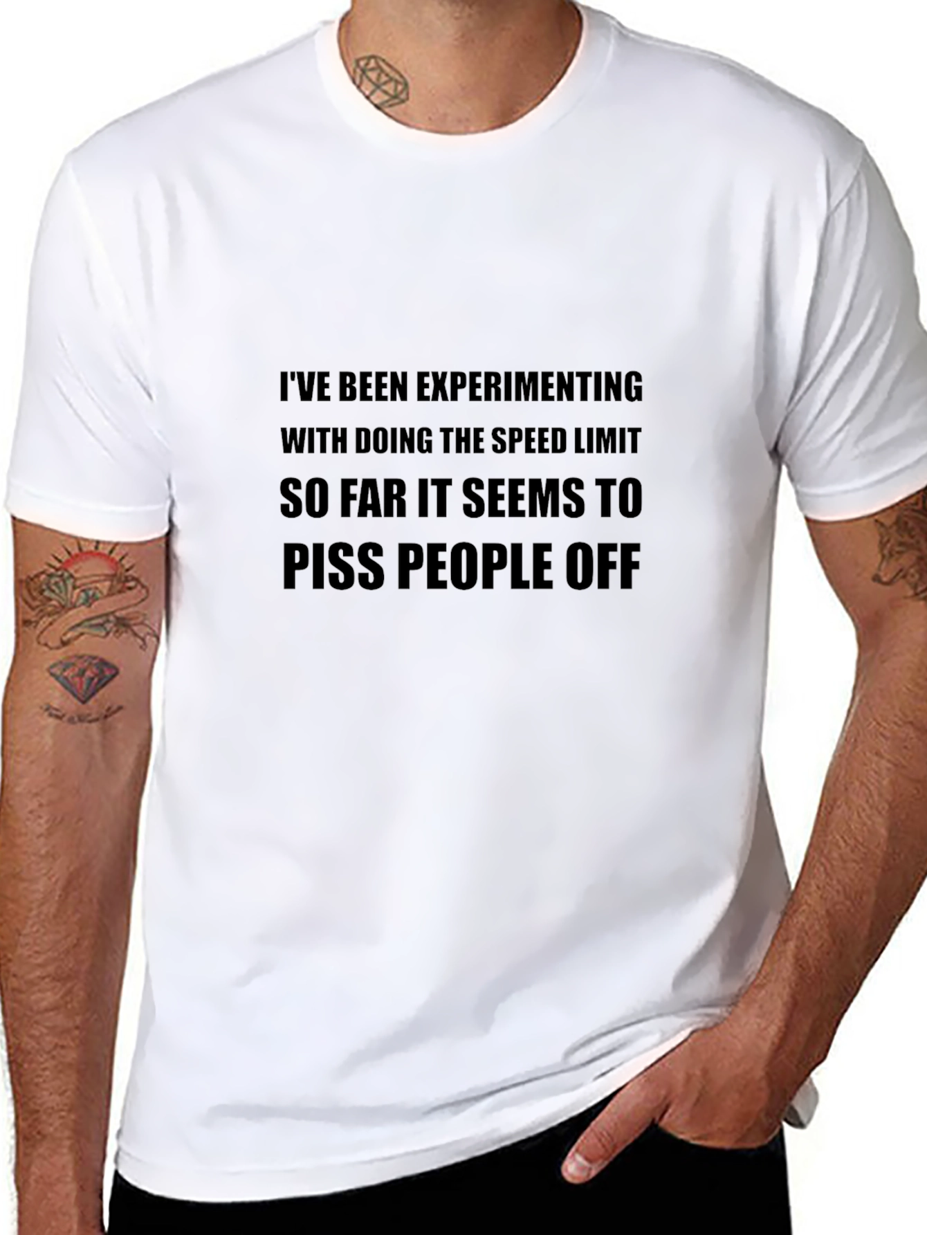 Speed Limit Experiment T-Shirt - Novelty Tee