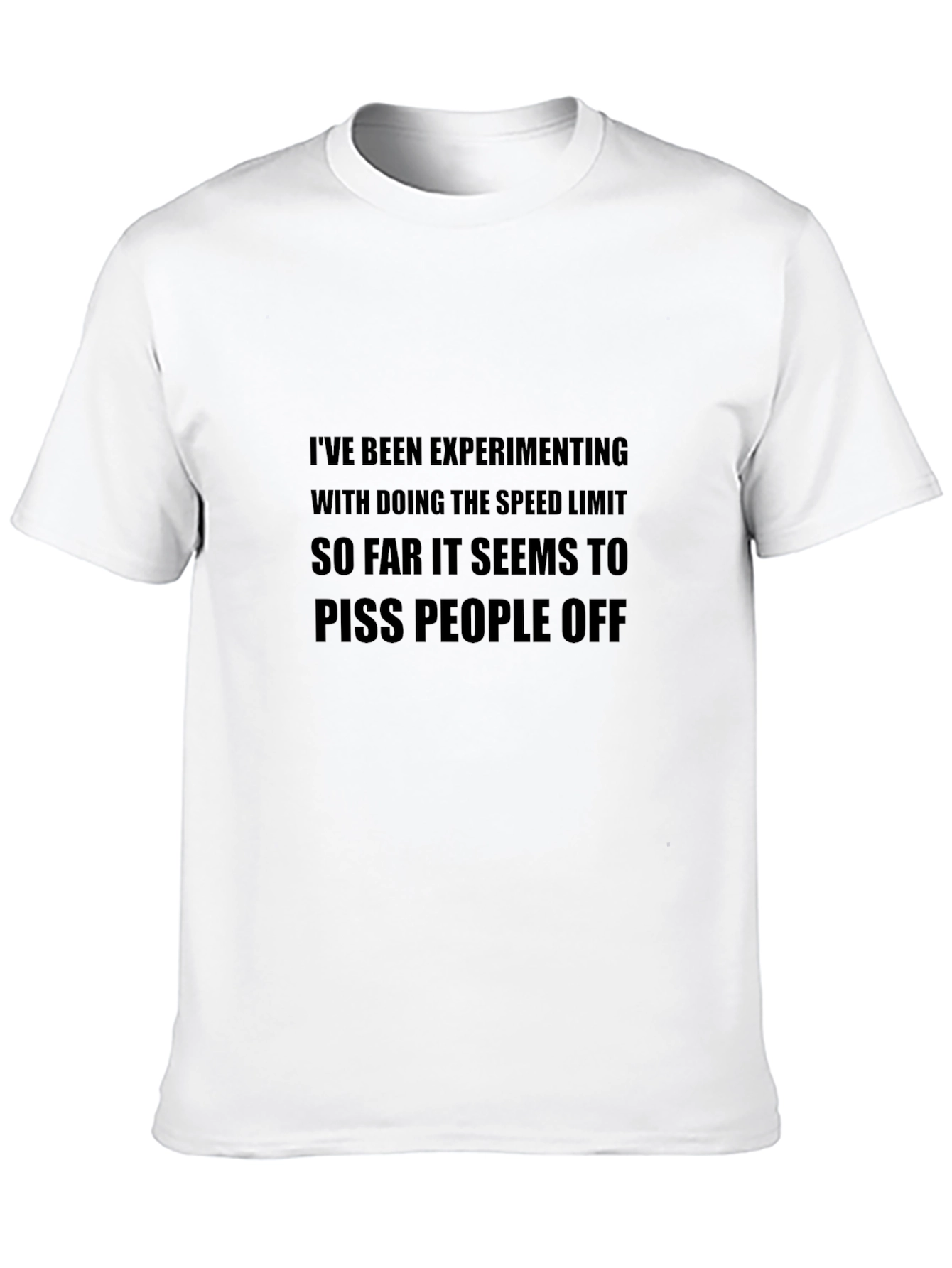 Speed Limit Experiment T-Shirt - Novelty Tee