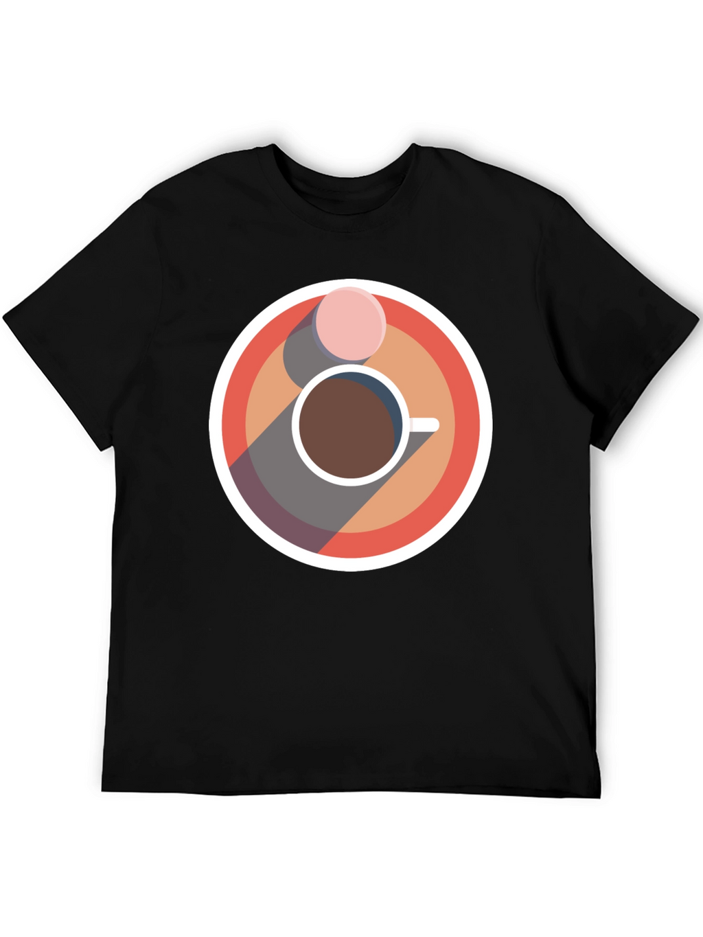 Coffee & Donut Graphic Tee - Cool Casual Style