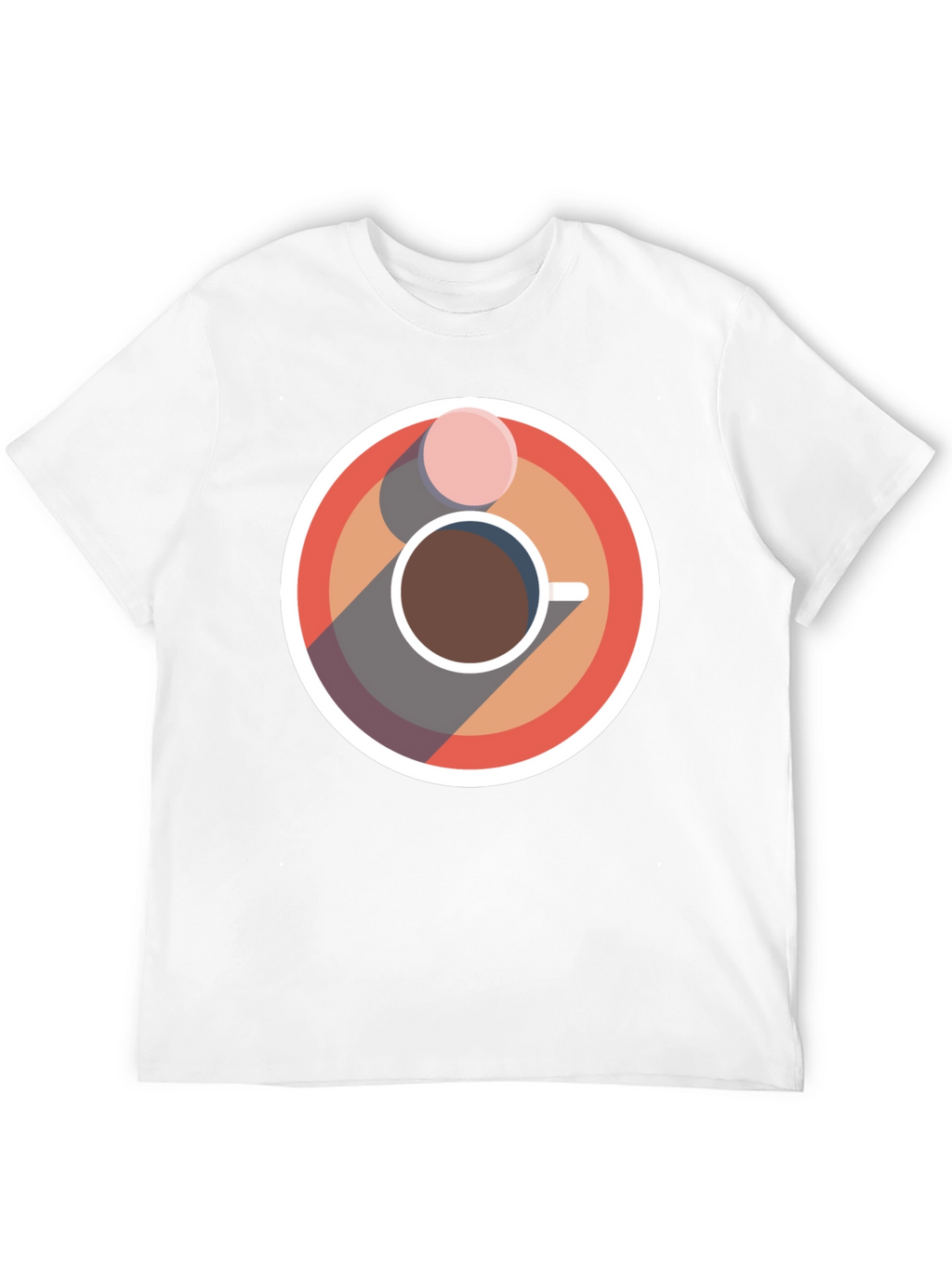 Coffee & Donut Graphic Tee - Cool Casual Style