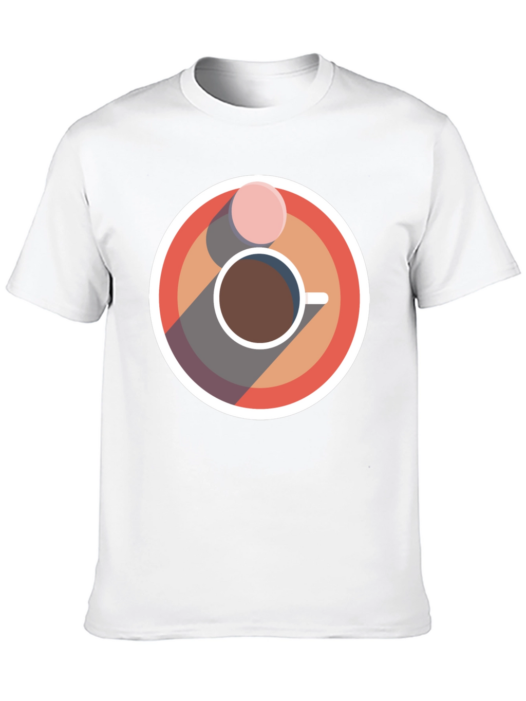 Coffee & Donut Graphic Tee - Cool Casual Style