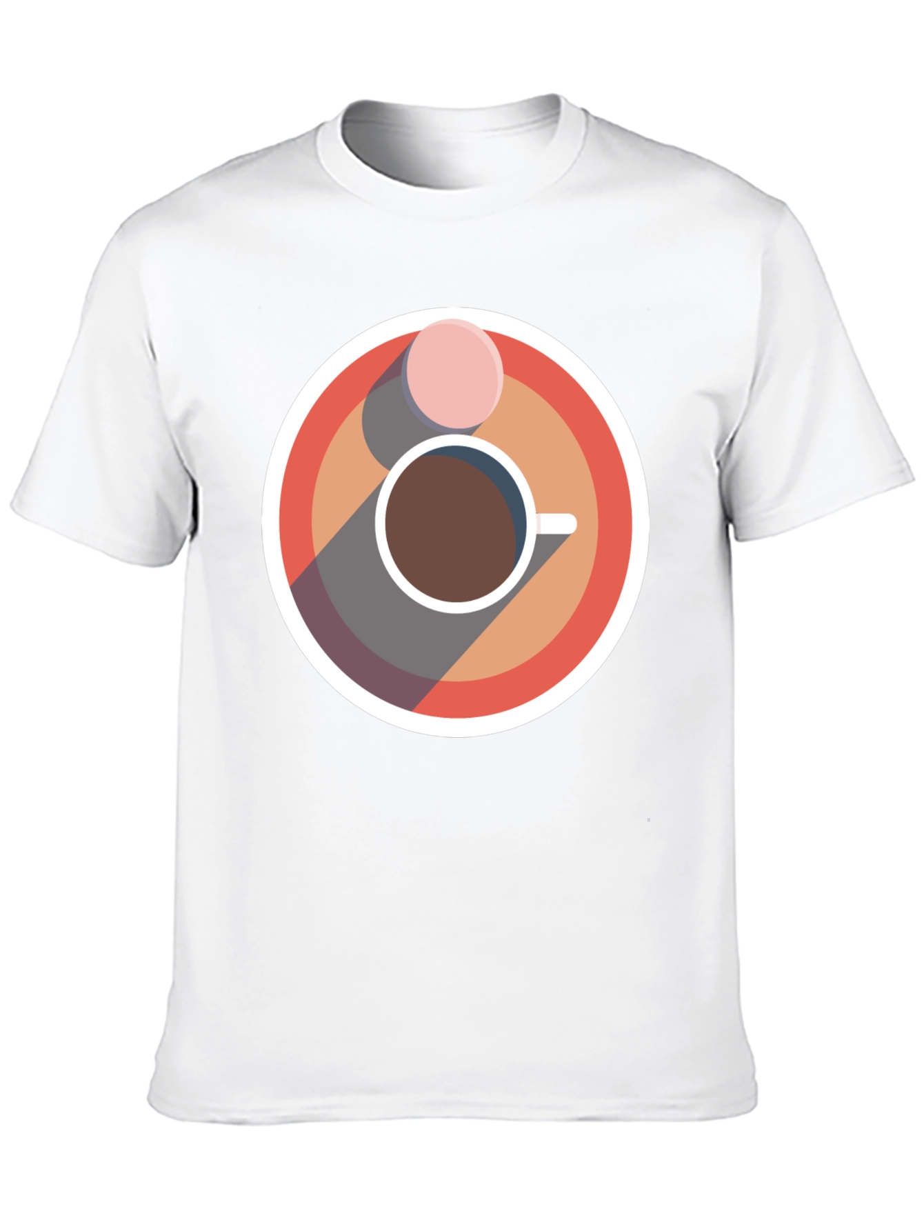 Coffee & Donut Graphic Tee - Cool Casual Style
