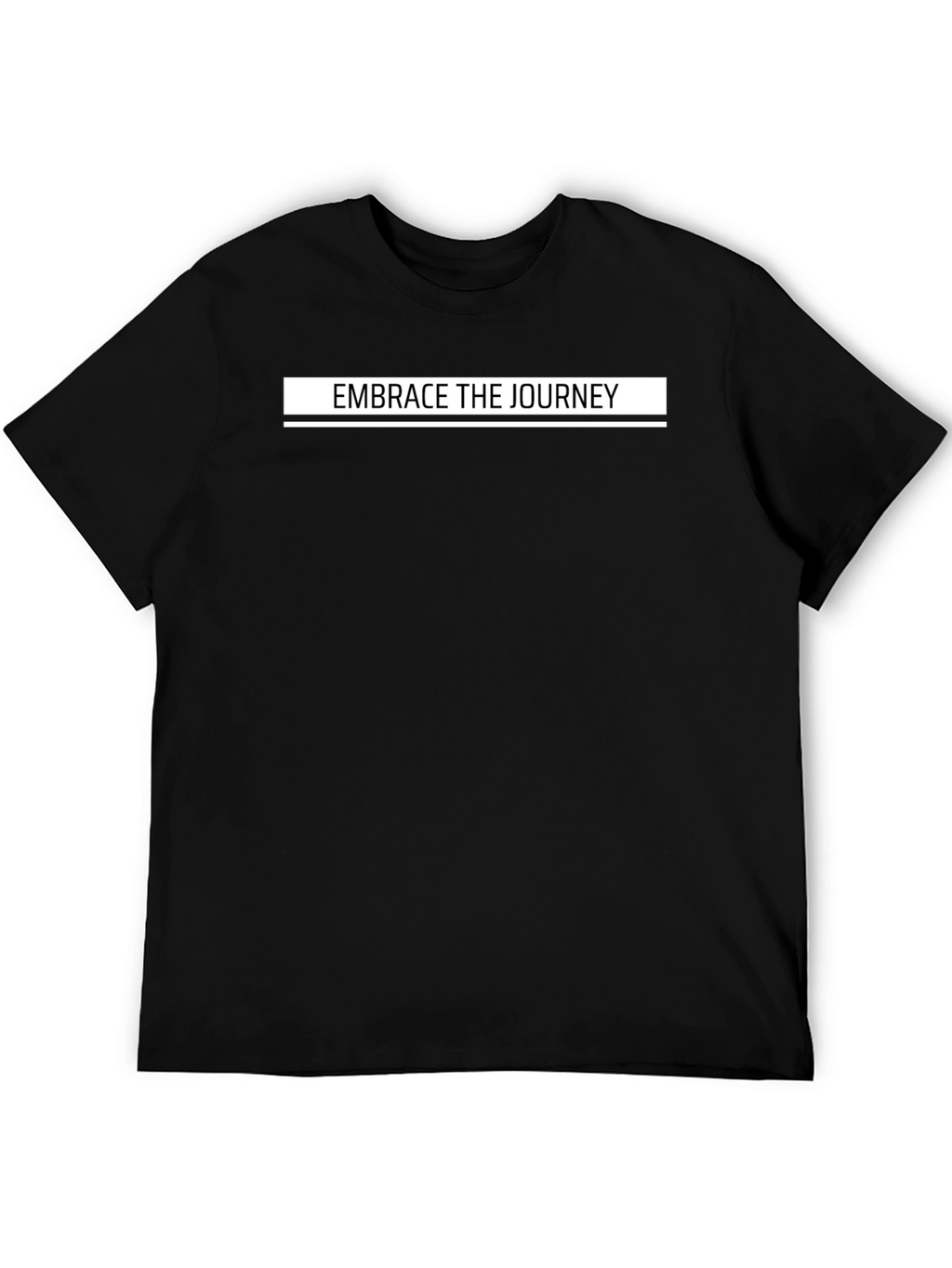 Embrace the Journey Black T-Shirt