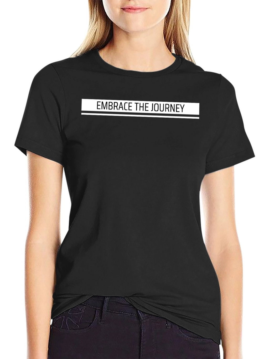 Embrace the Journey Black T-Shirt