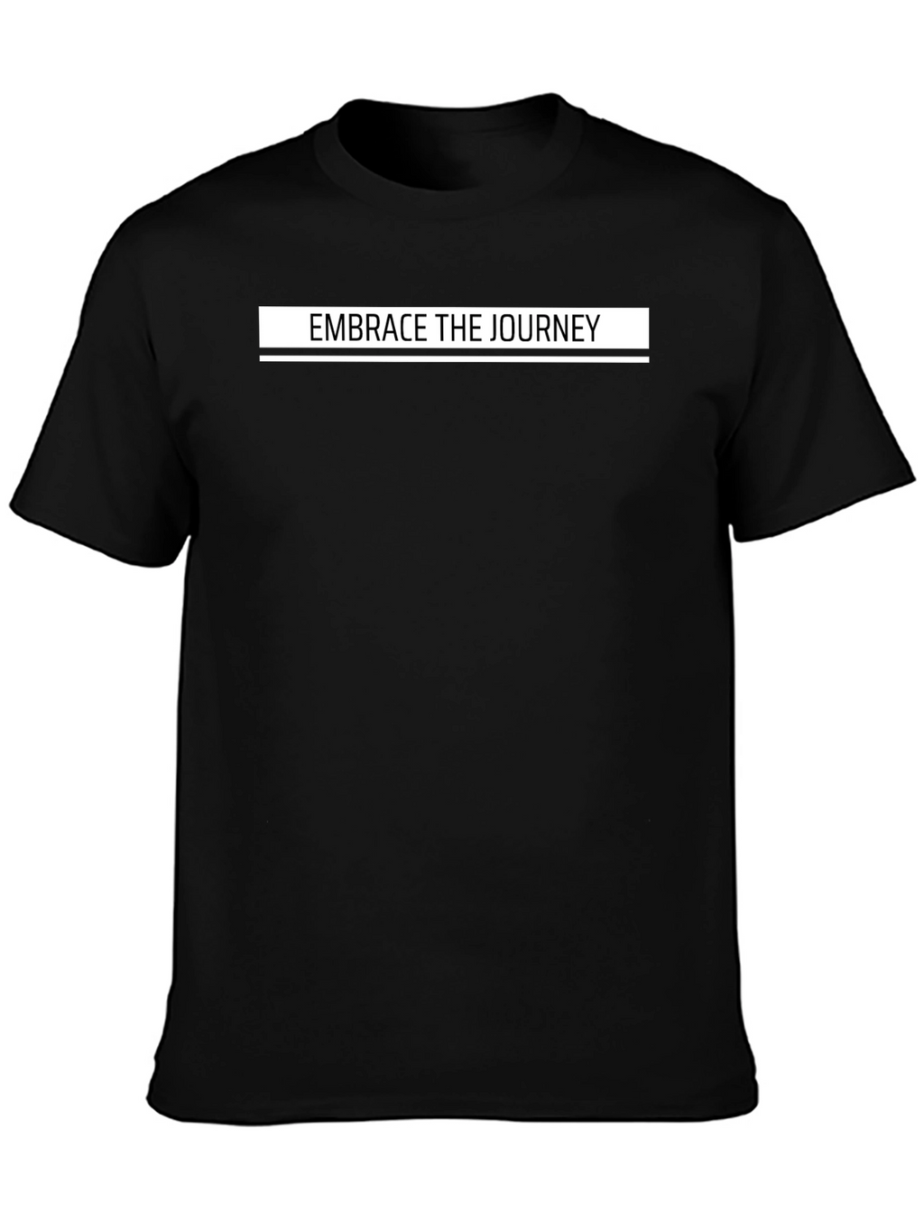 Embrace the Journey Black T-Shirt