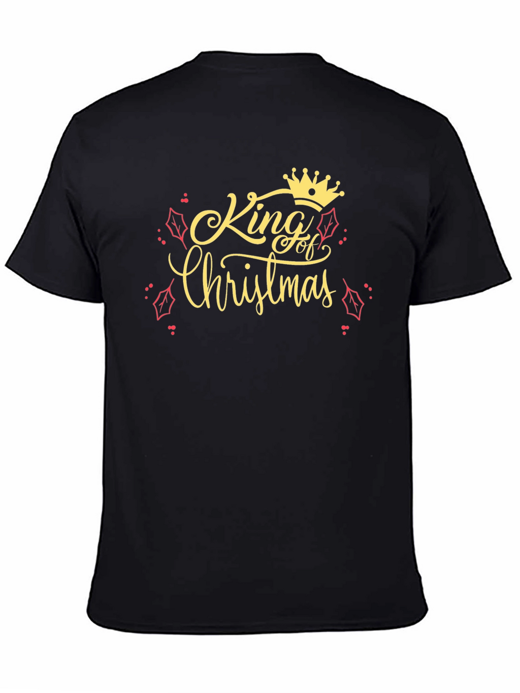 King of Christmas Black T-Shirt