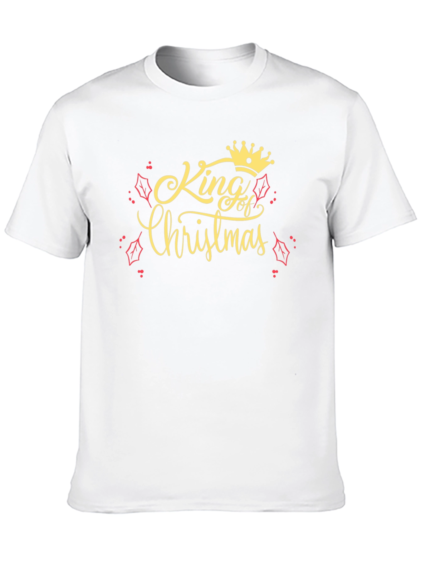 King of Christmas Black T-Shirt