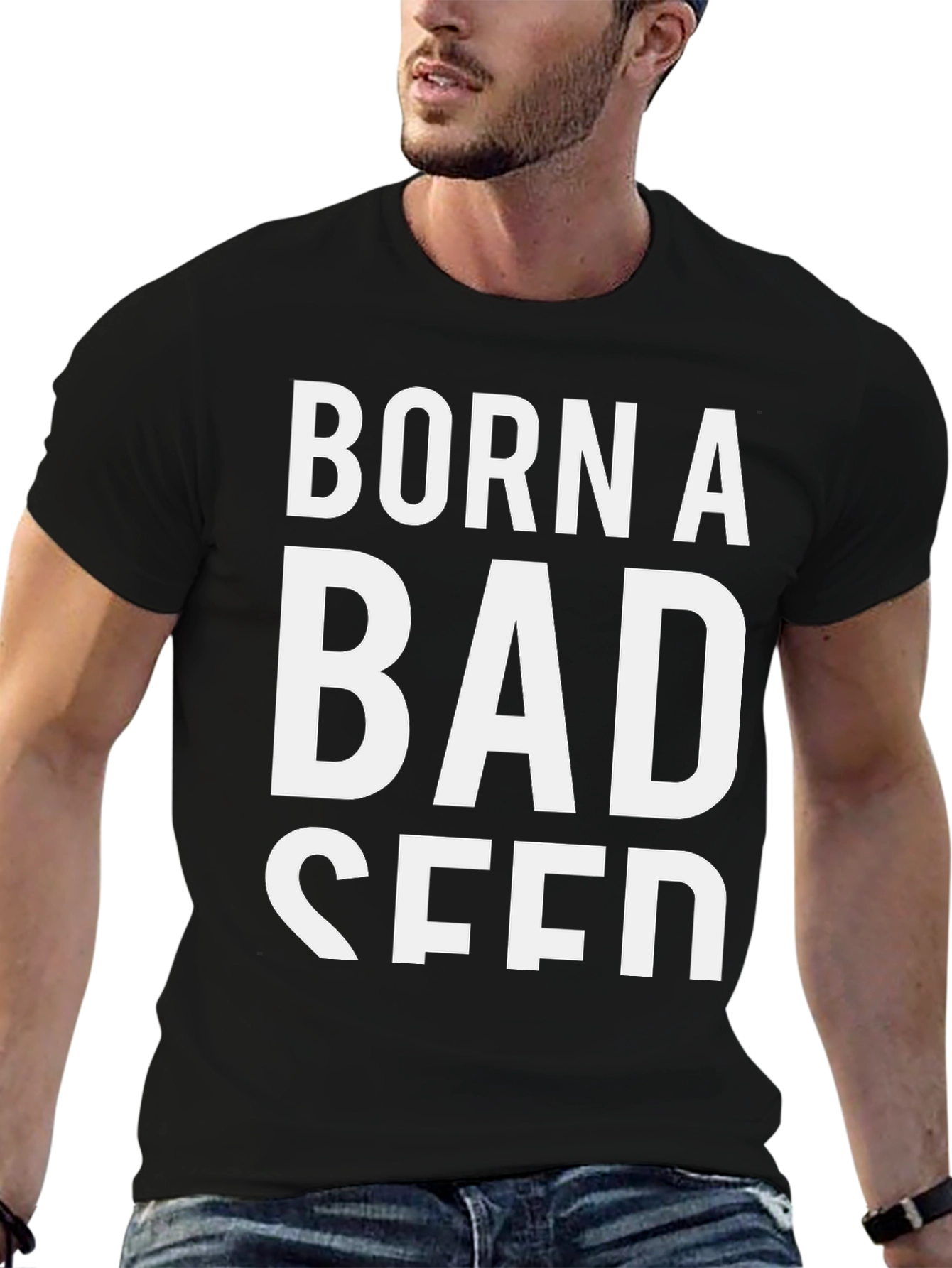 Born a Bad Seed Mens Graphic Tee