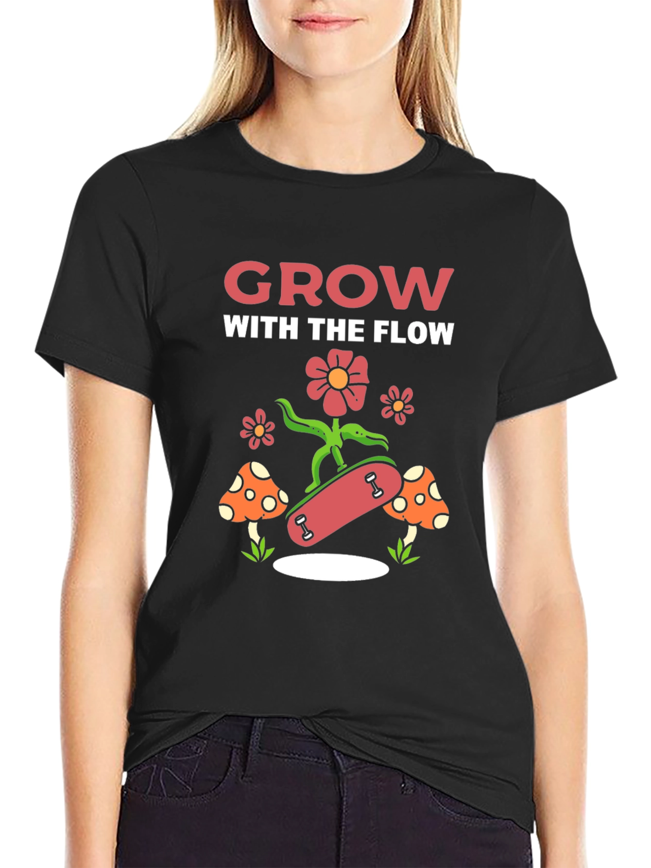 Grow with the Flow Graphic Tee